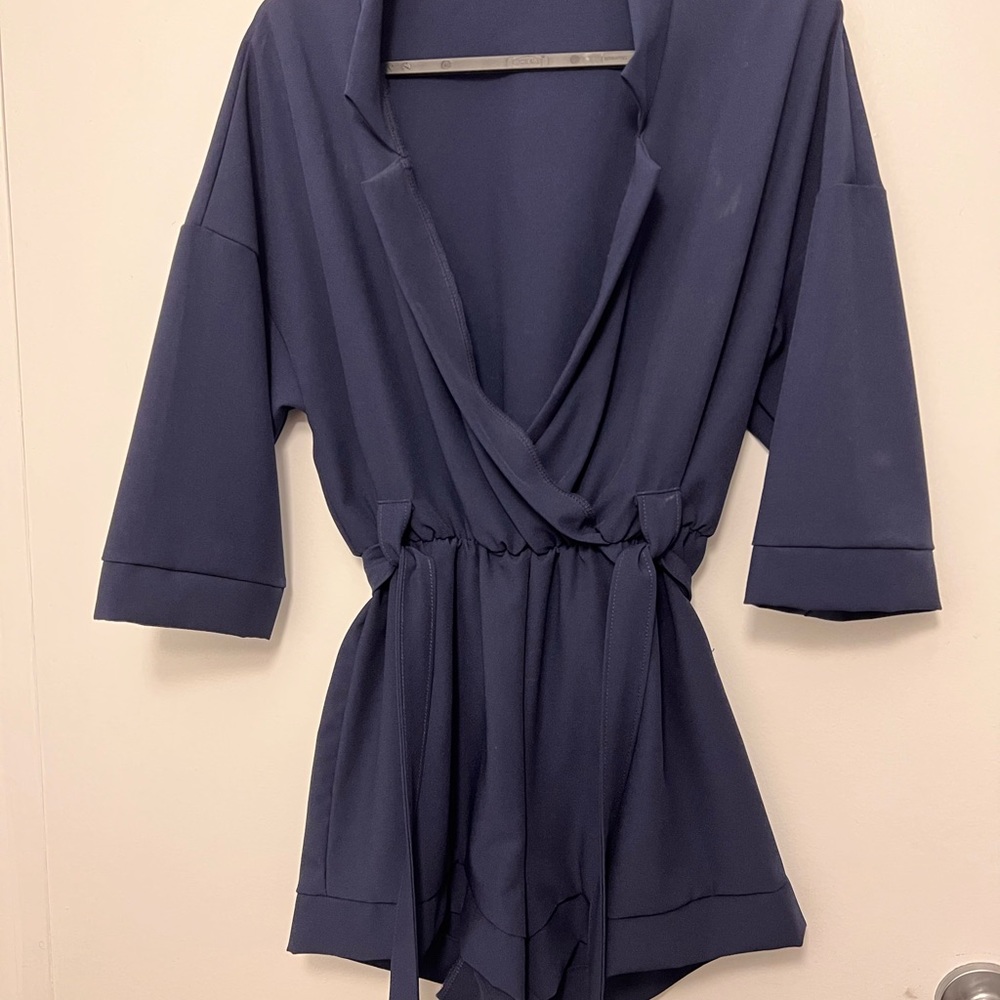 Classy blue jumpsuit